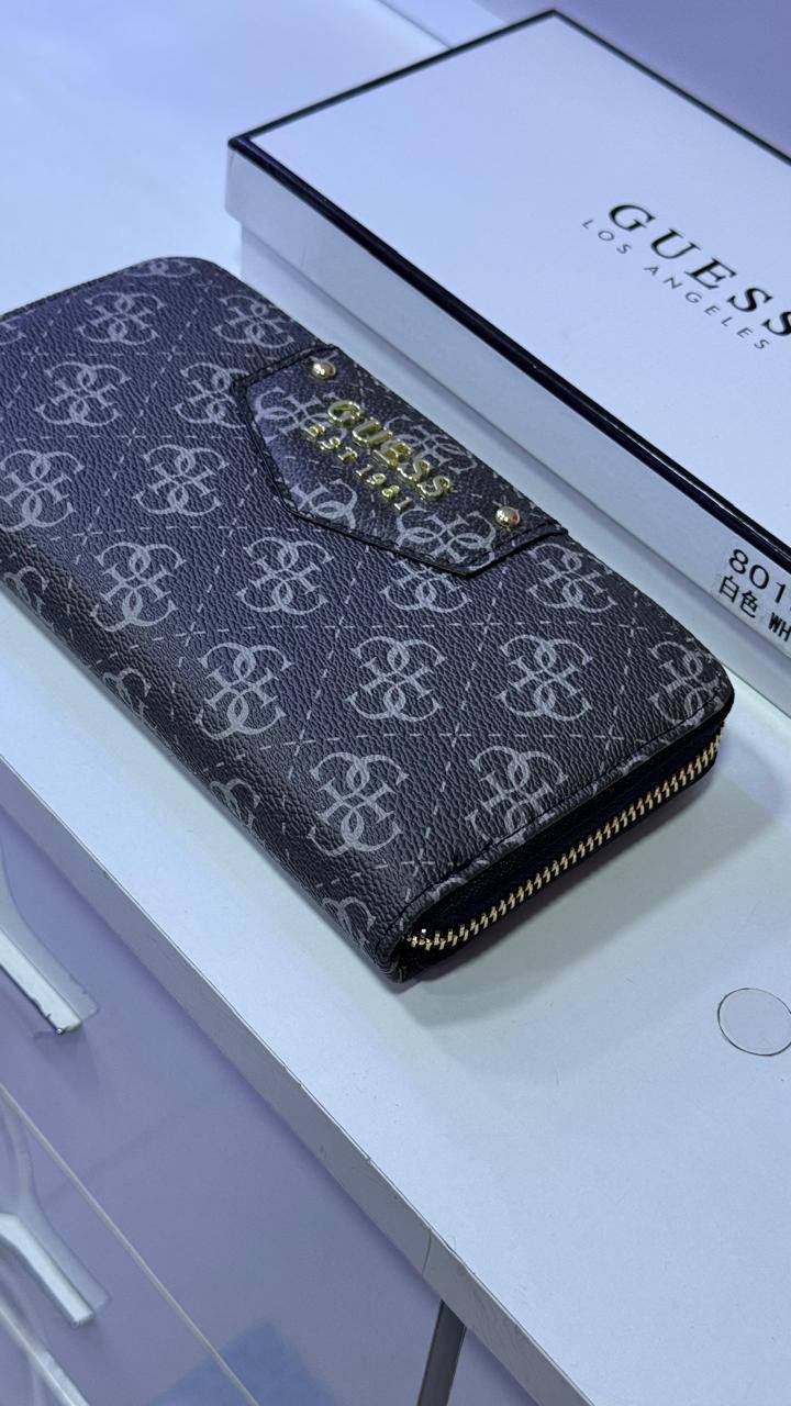 GÛESS ECO BRENTON SLG LRG ZIP AROUND