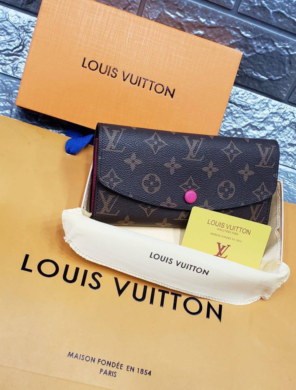 LV Monogramme Emilie Portefeuille M60697 Marron