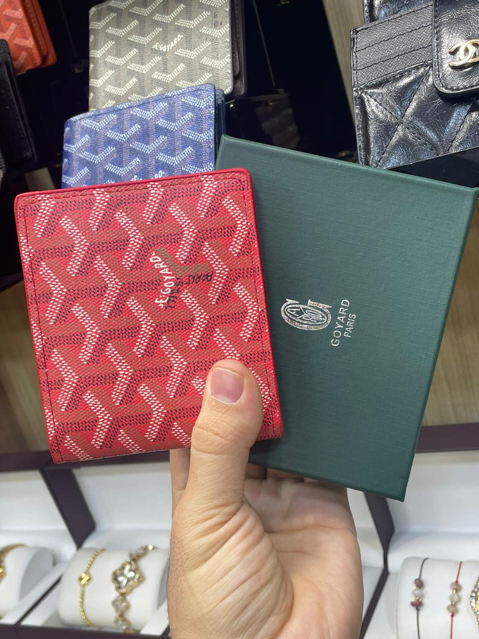 Goy@rd
Portefeuille Victoire Goyard Toile enduite Rouge