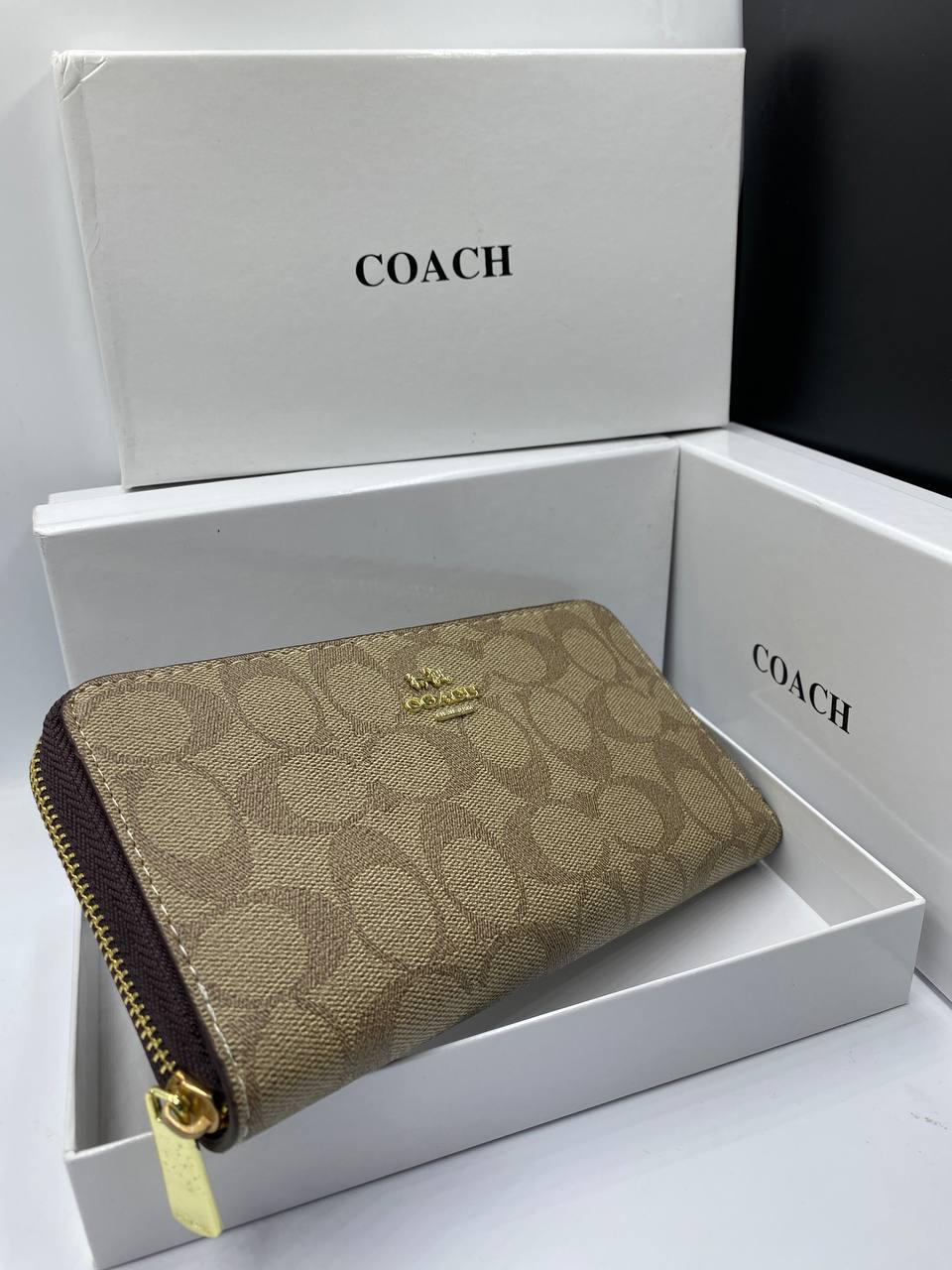 Co@ch Portefeuille zippé moyen