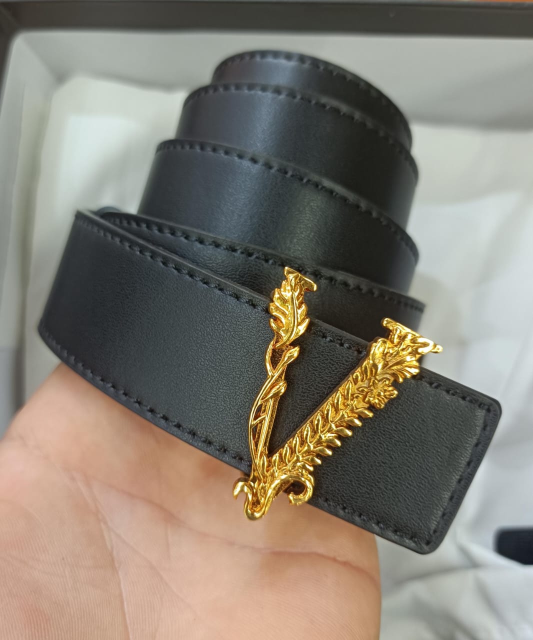 Vers@ce
Ceinture Virtus en cuir