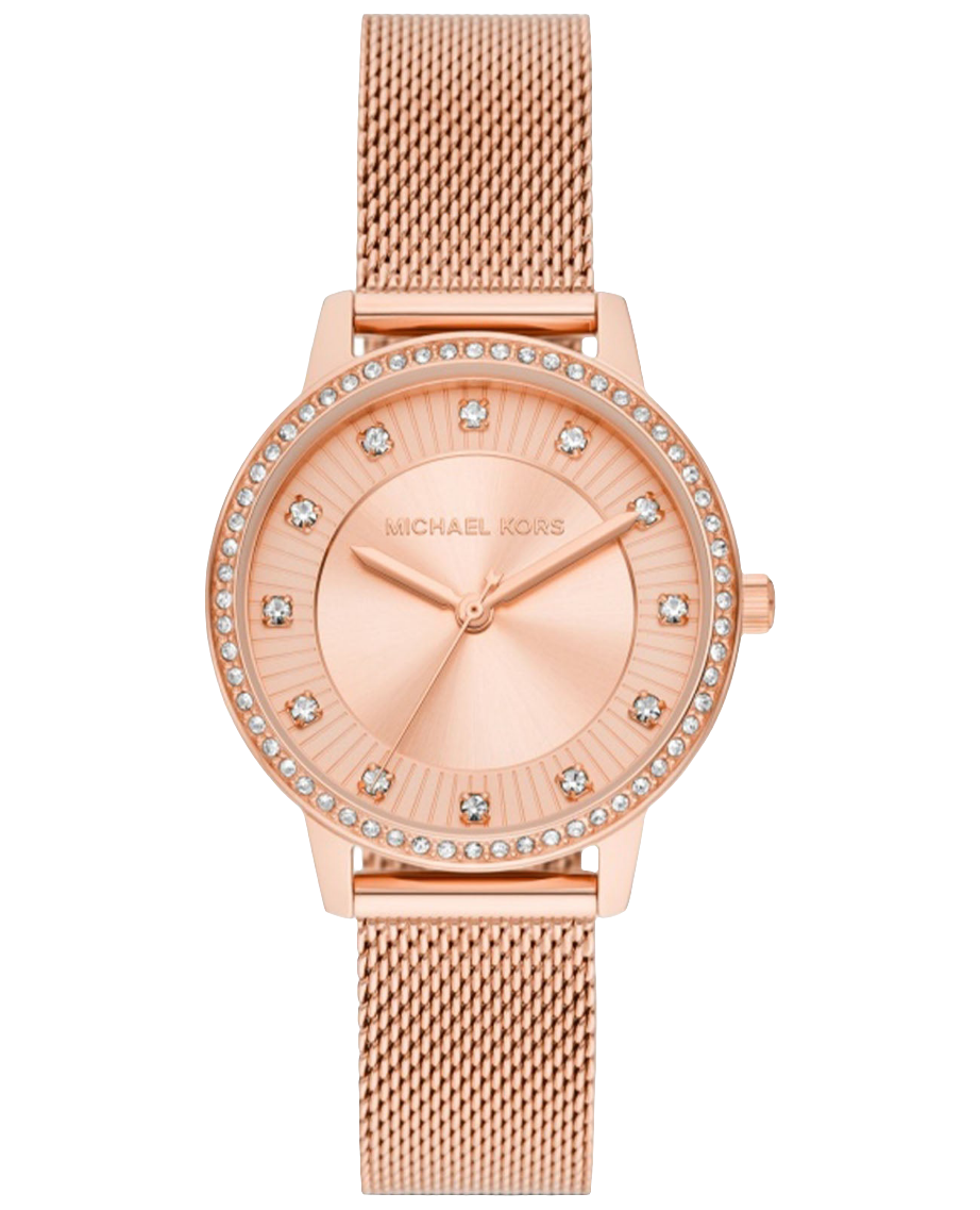 Mich@el Kors Slim Runway Ladies Gold-Tone Stainless Steel 36 mm Watch