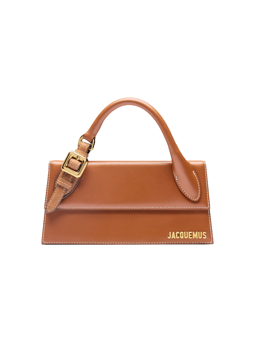 J@CQUÊMUS LE CHIQUITO LONG BOUCLE BAG LIGHT BROWN