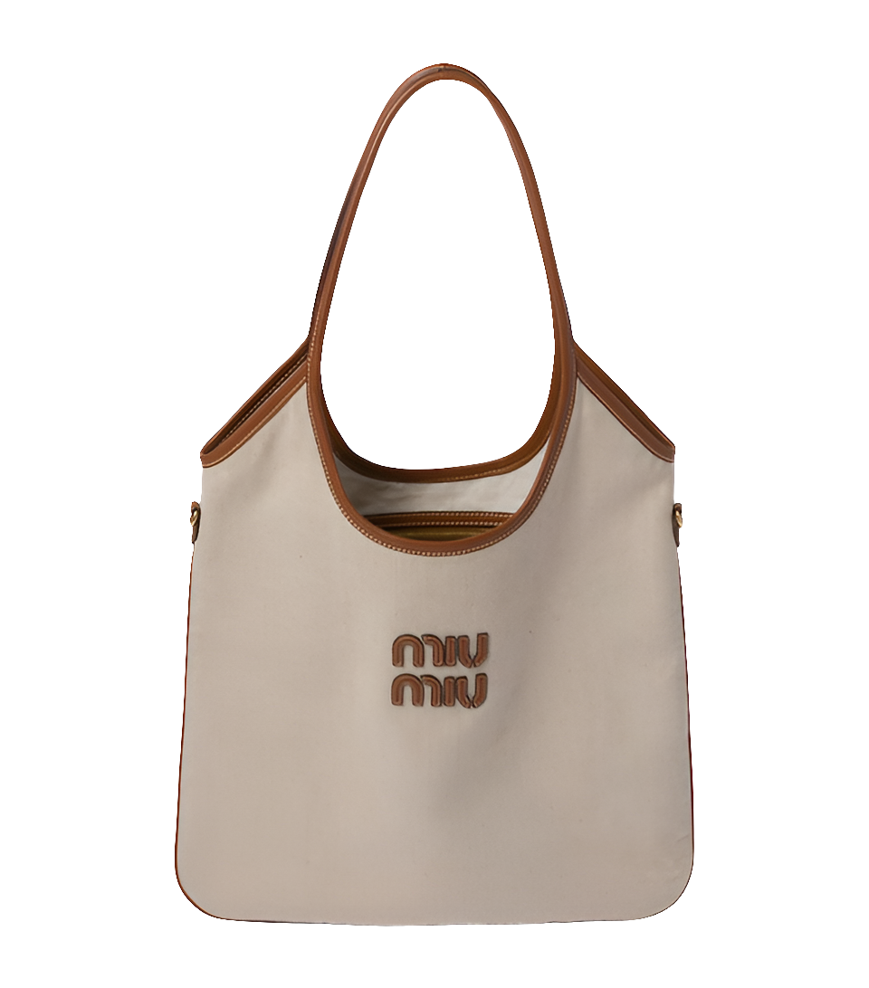 MIÛ MIÜ
Canvas Ivy Tote Bag