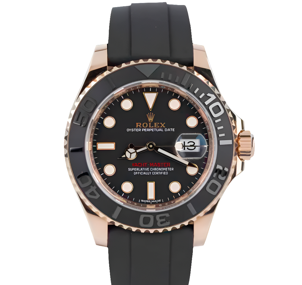 RLX Yacht-Master 40 Rose Gold Oysterflex