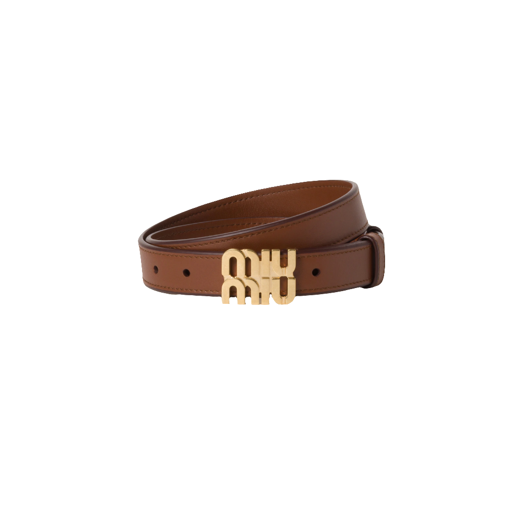 MIÛ MIÜ Ceinture, Marron