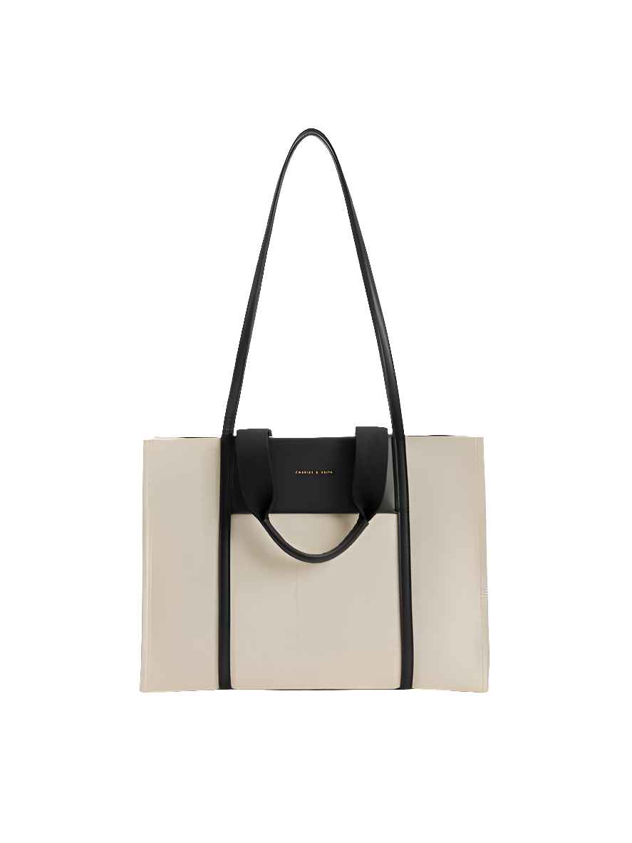 Sh@lia Canvas Tote Bag - Black