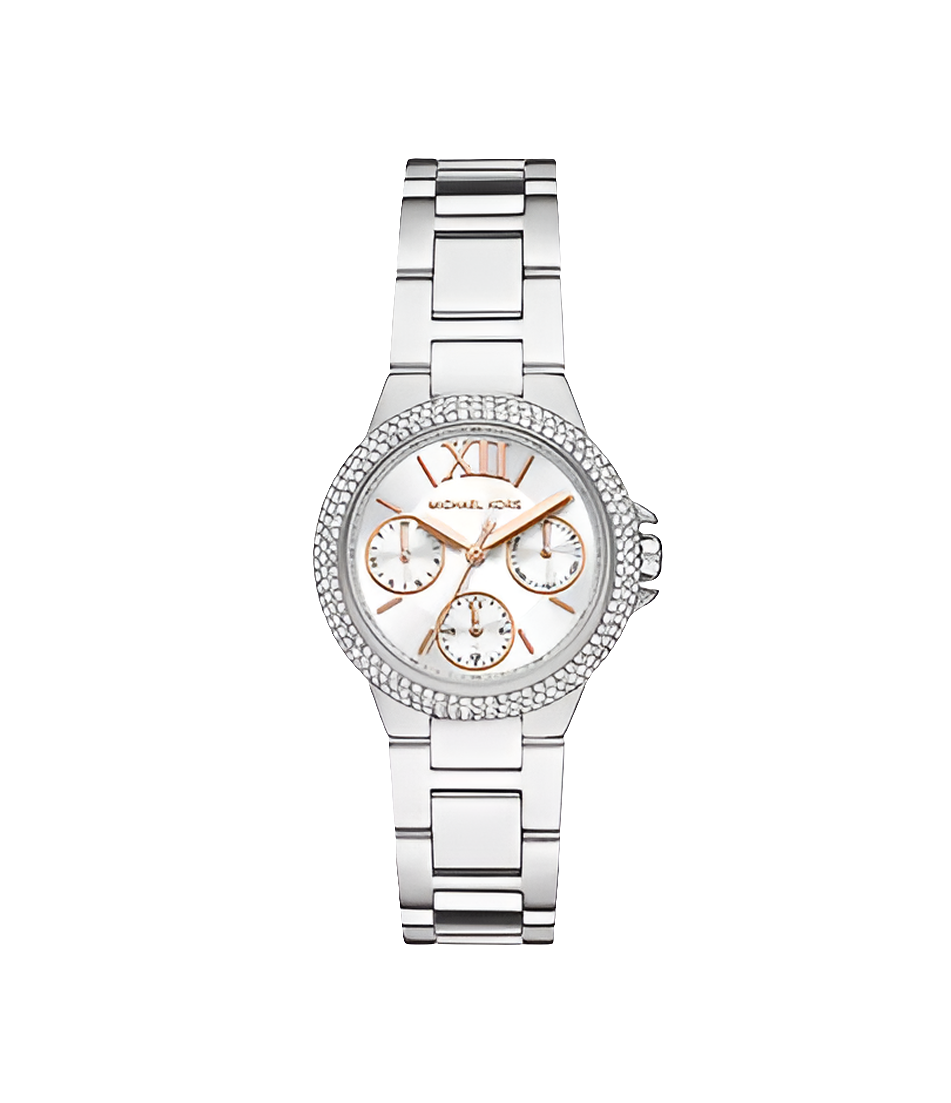 Mich@el Kors Camille Multifunction Stainless Steel Watch
