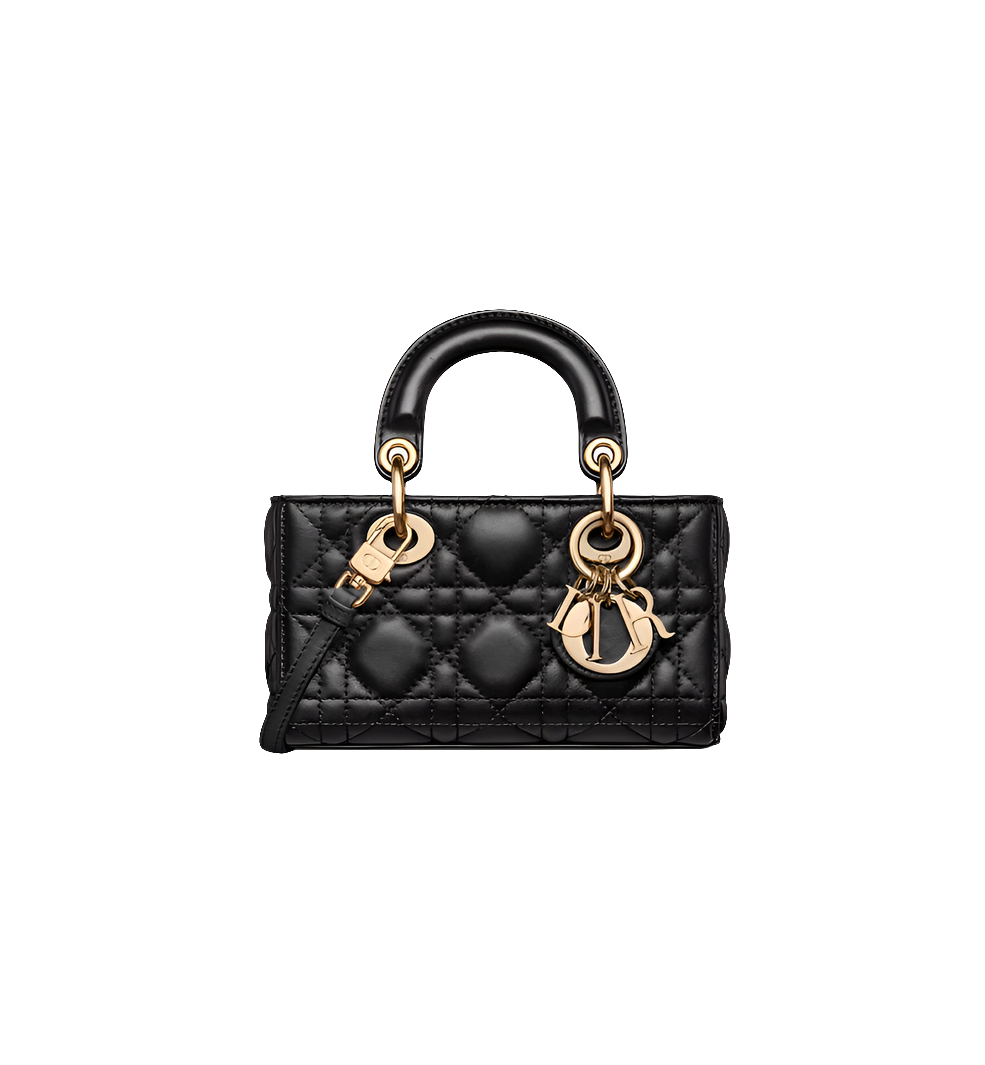 Ladÿ D-Joy Micro Bag
Black Cannage Lambskin