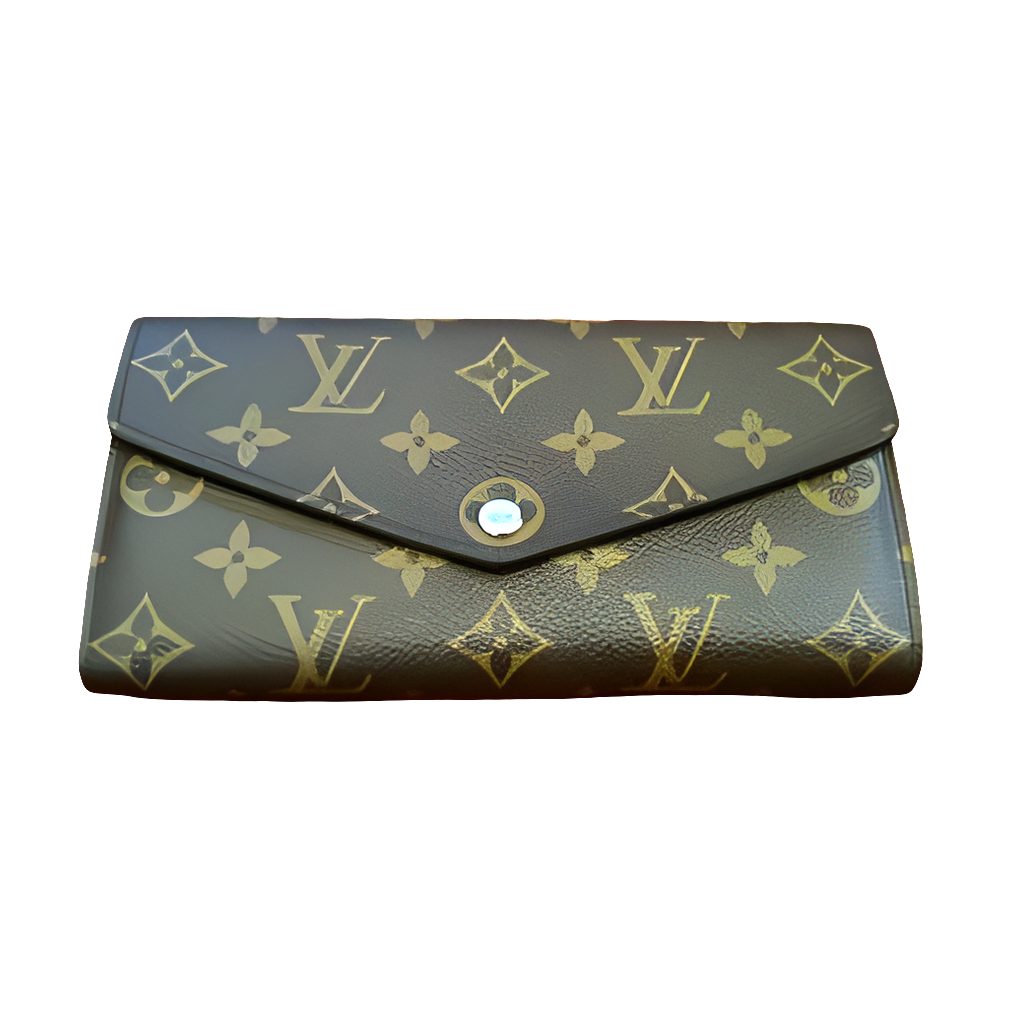 LV Portefeuille Sarah en toile monogram