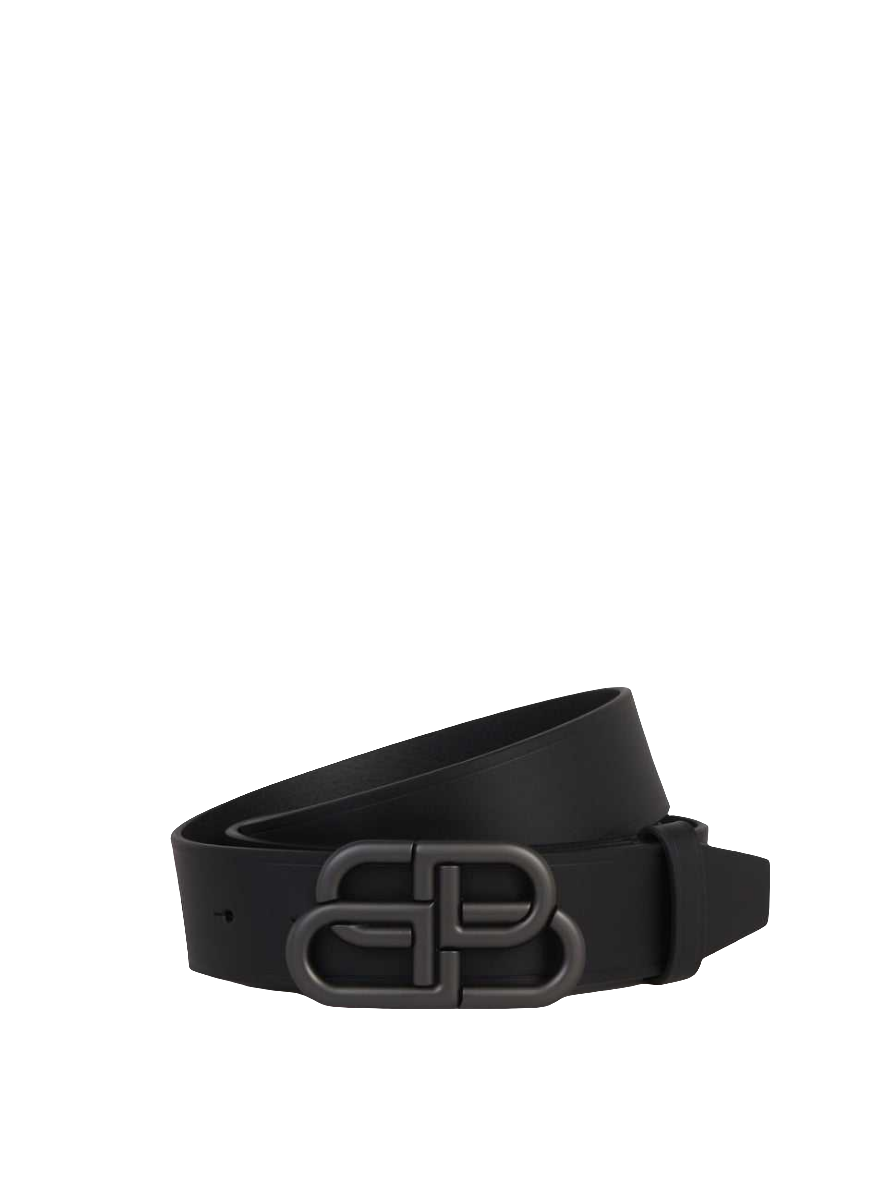 B@lenciaga
Monogram Leather Belt