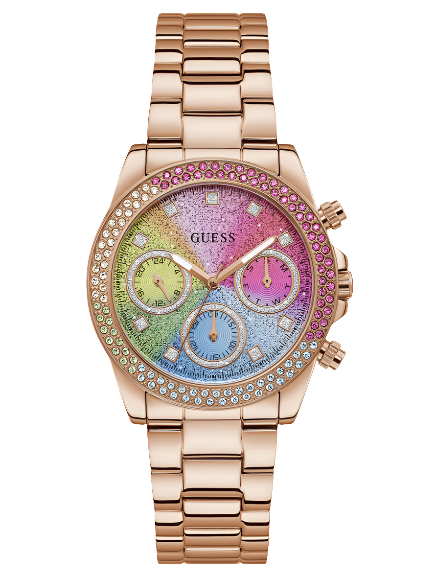 Guess Sol Rose Gold Tone Ladies Watch