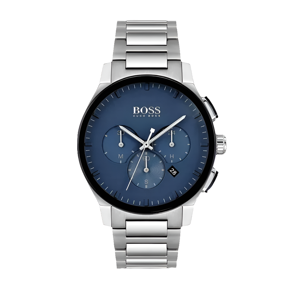 Hugô Bôss Peak Blue Dial Quartz Men's Watch- 1513763