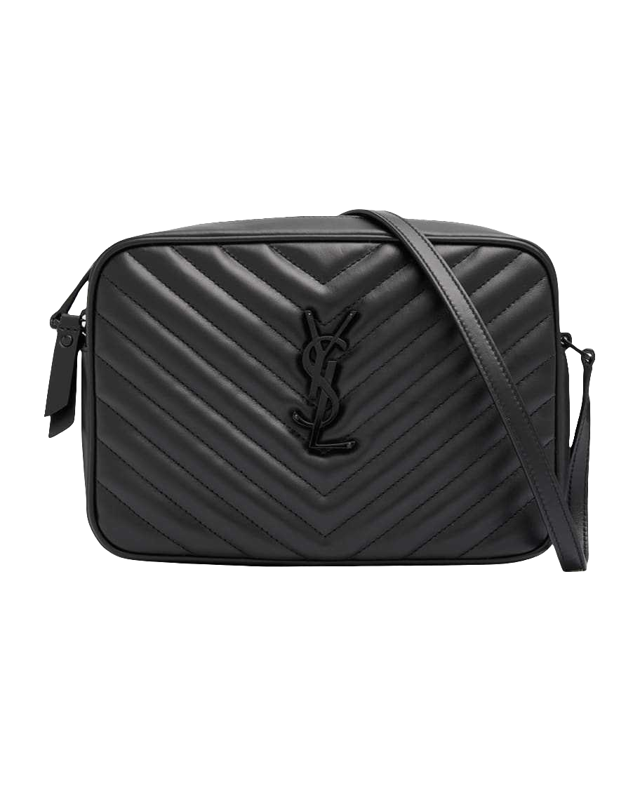 YSL Sac bandoulière Camera Lou, Très bon état
Noir