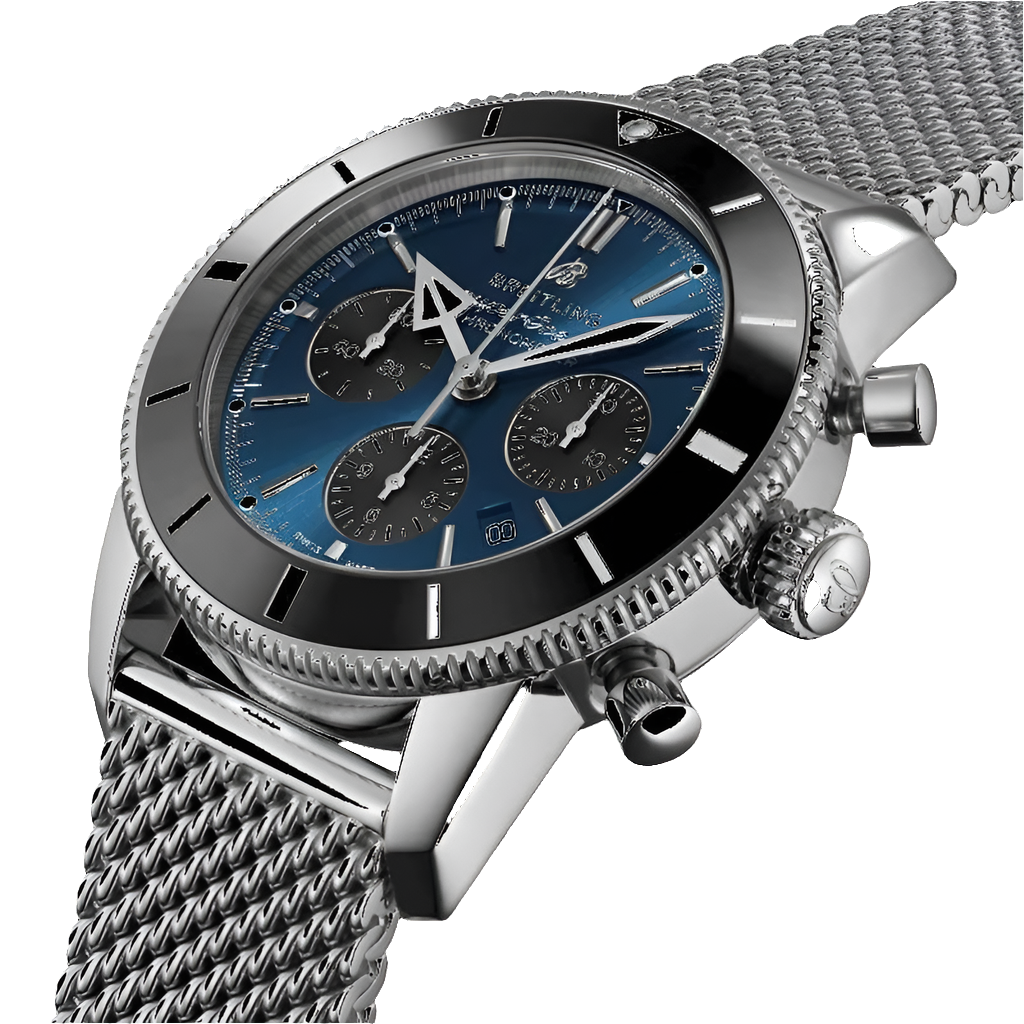 Breïtling Superocean Heritage B01 Chronograph Blackeye blue