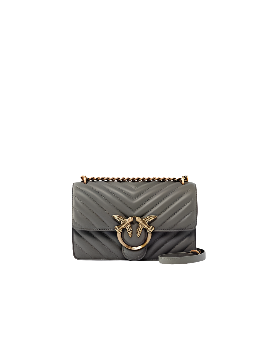 Pinkô Mini Love Bag One Chevron
