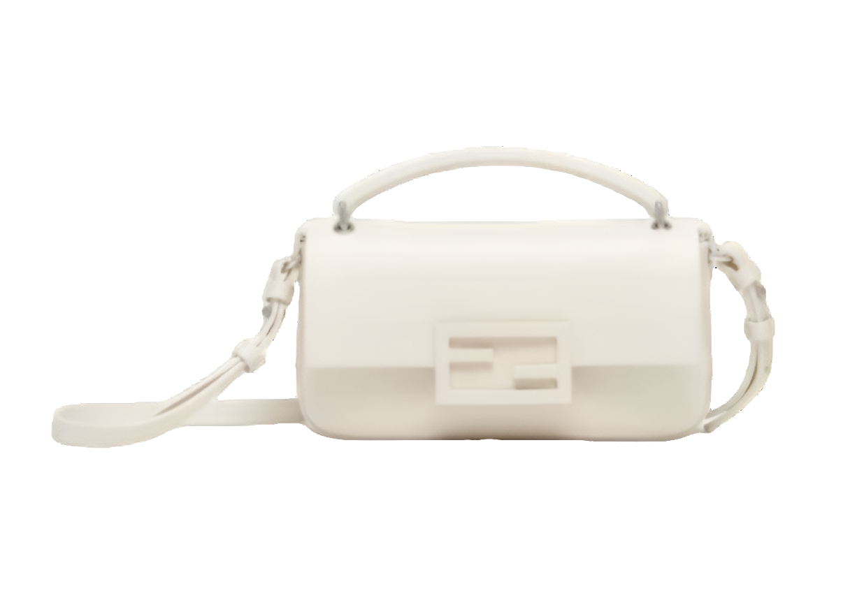 Fêndï Women Baguette Phone Pouch White