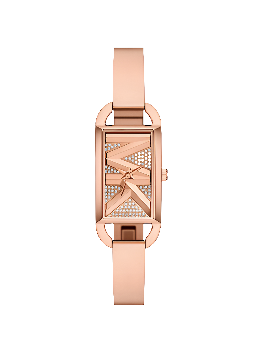 Michael Kors
Montre-bracelet miniature Empire de ton or rose à pavé