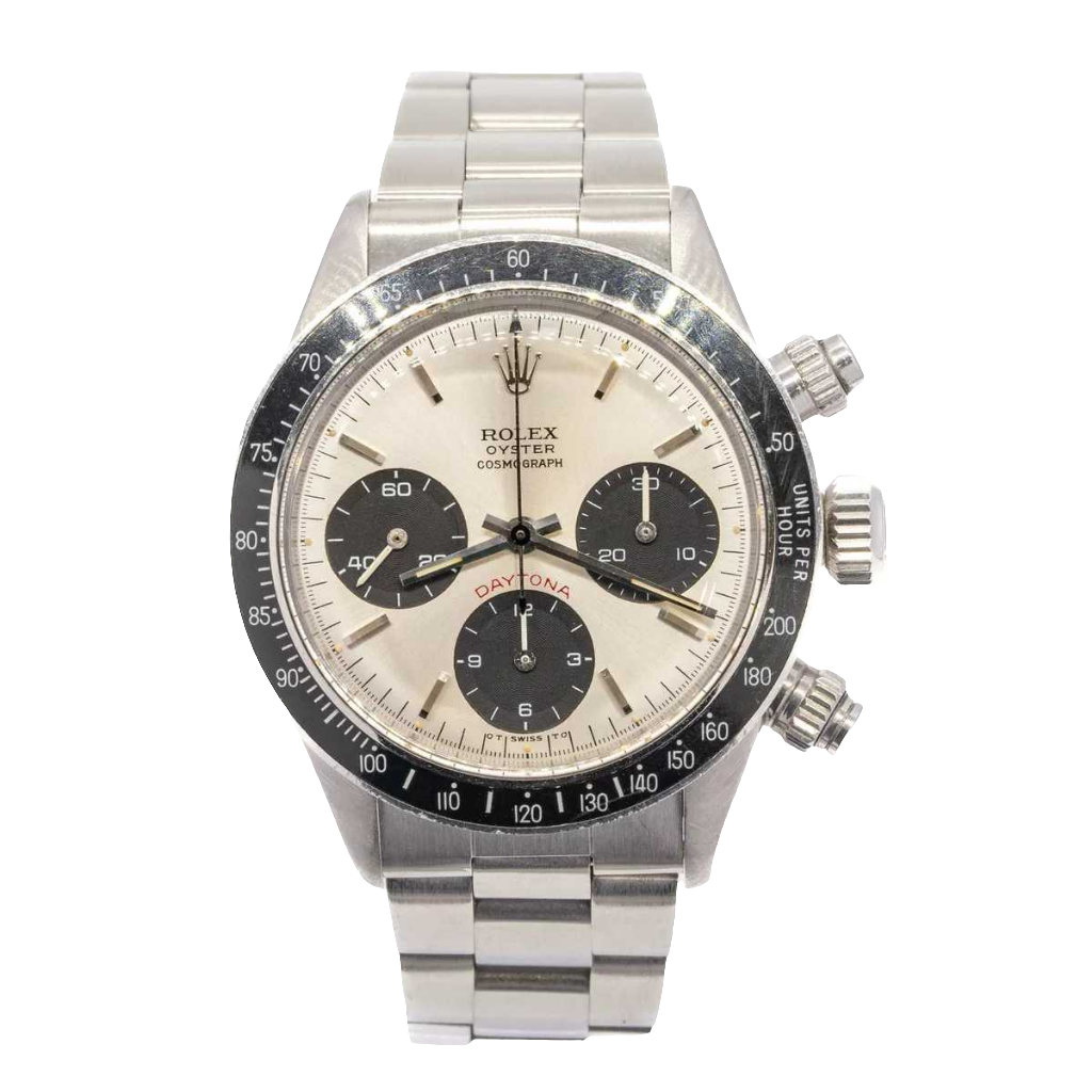 Grande montre à remontage manuel vintage RLX Daytona 6263 rouge en acier inoxy