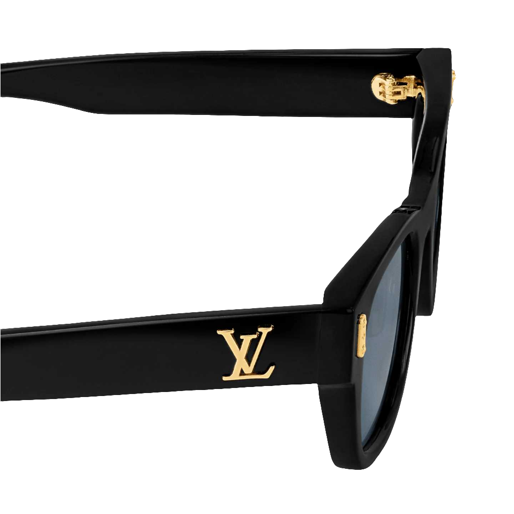 LV Lunettes de soleil carrées rondes LV Confidence pour femmes