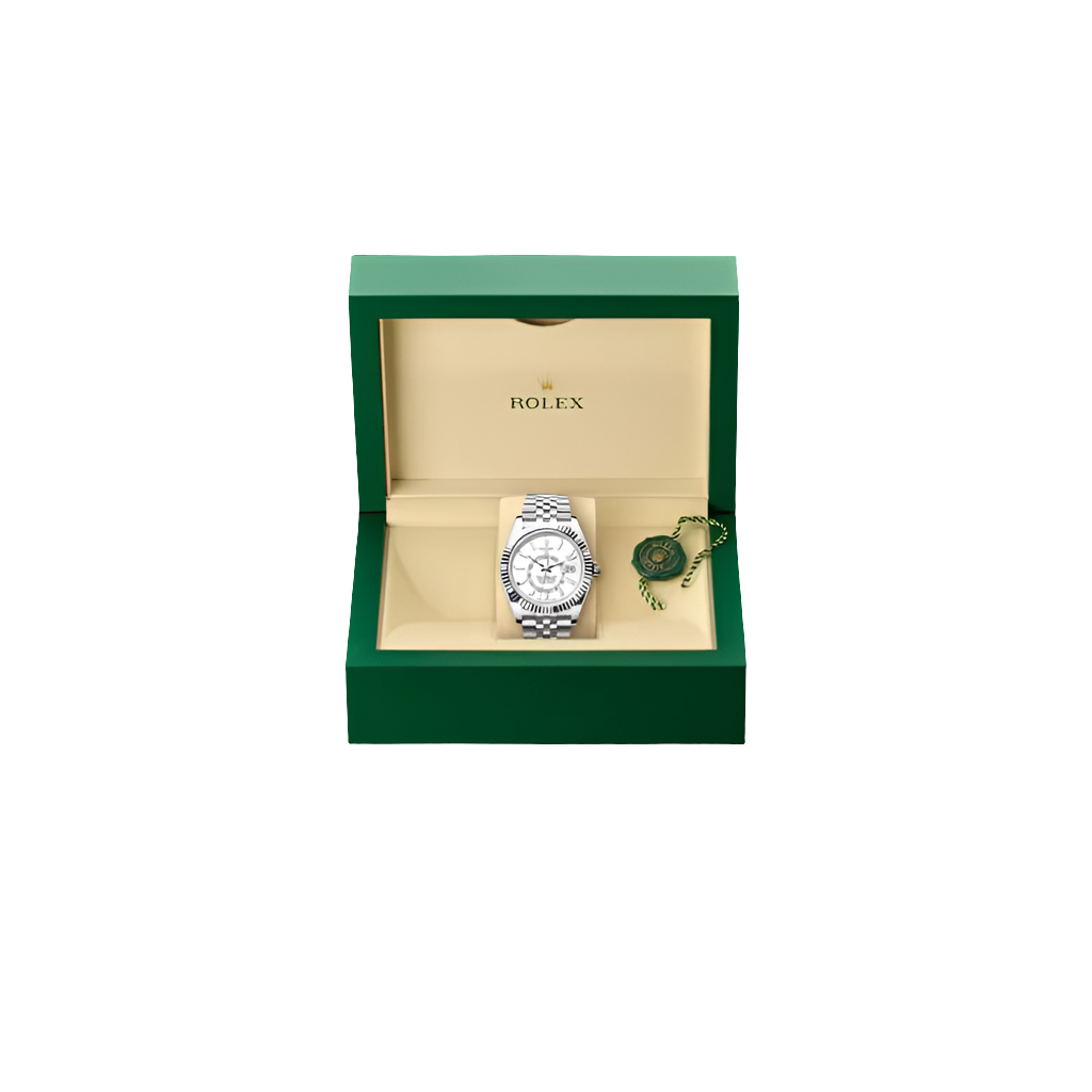 ROLEX
Sky-Dweller
42 mm, Rolesor gris