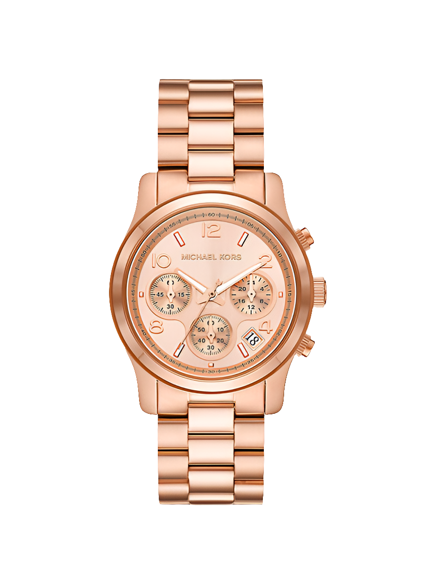MK Montre Runway ton or rose