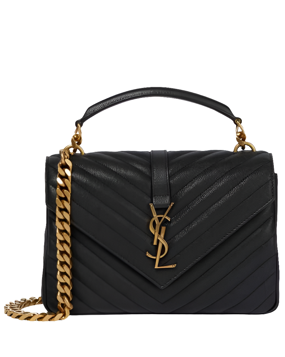 YSL Sac College Medium femme de coloris noir