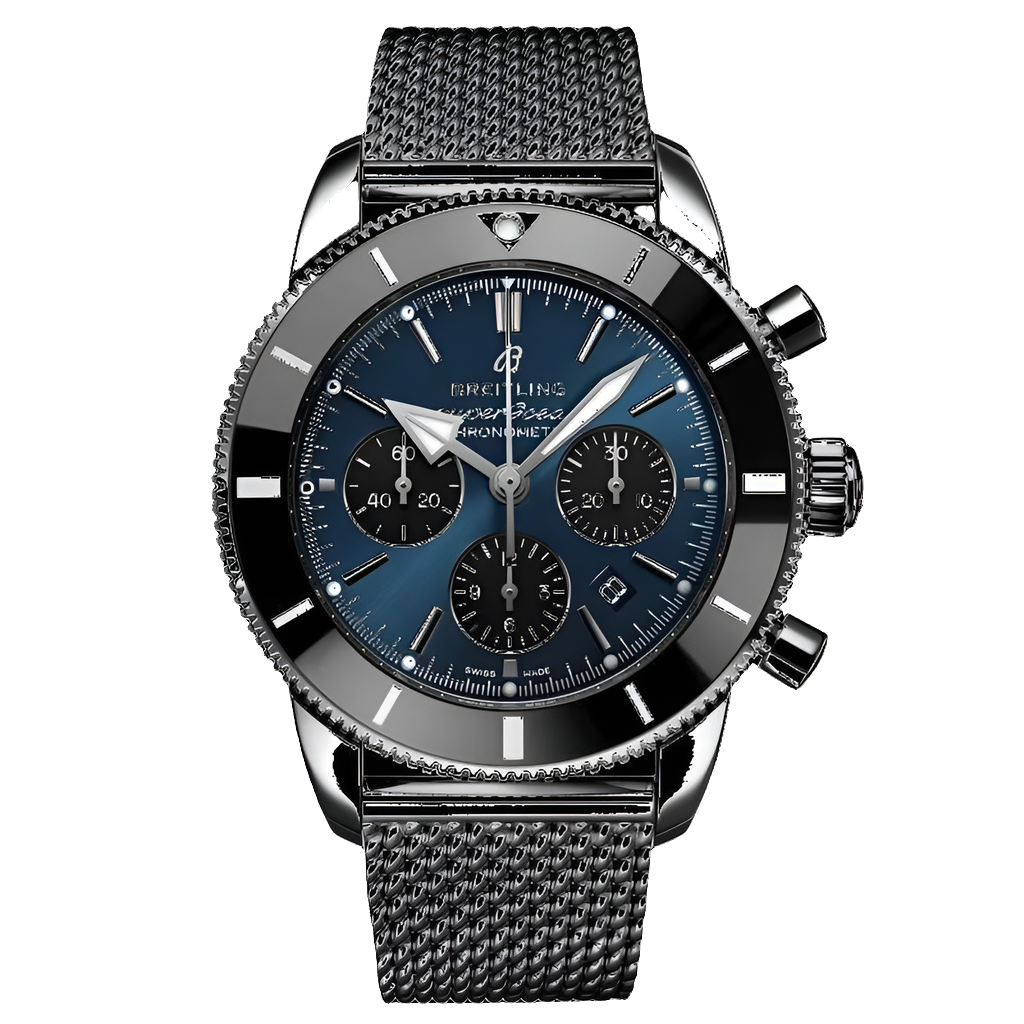 Breïtling Superocean Heritage B01 Chronograph Blackeye blue