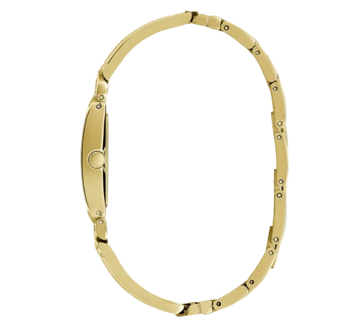 Montre MOD ID - GUESS Femme Cadran Léopard et Bracelet Acier Doré - GW0807L2