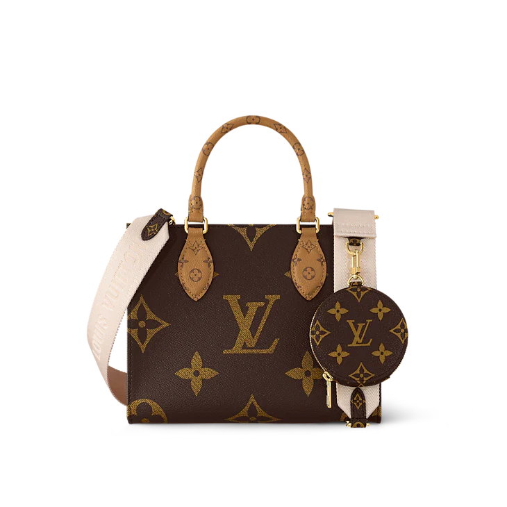 LV Cabas OnTheGo PM En cuir
