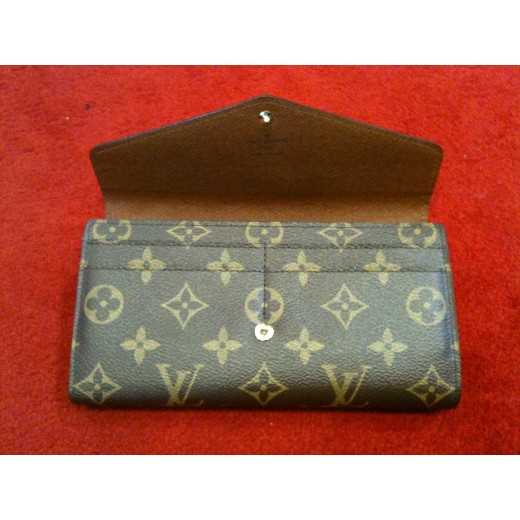 LV Portefeuille Sarah en toile monogram