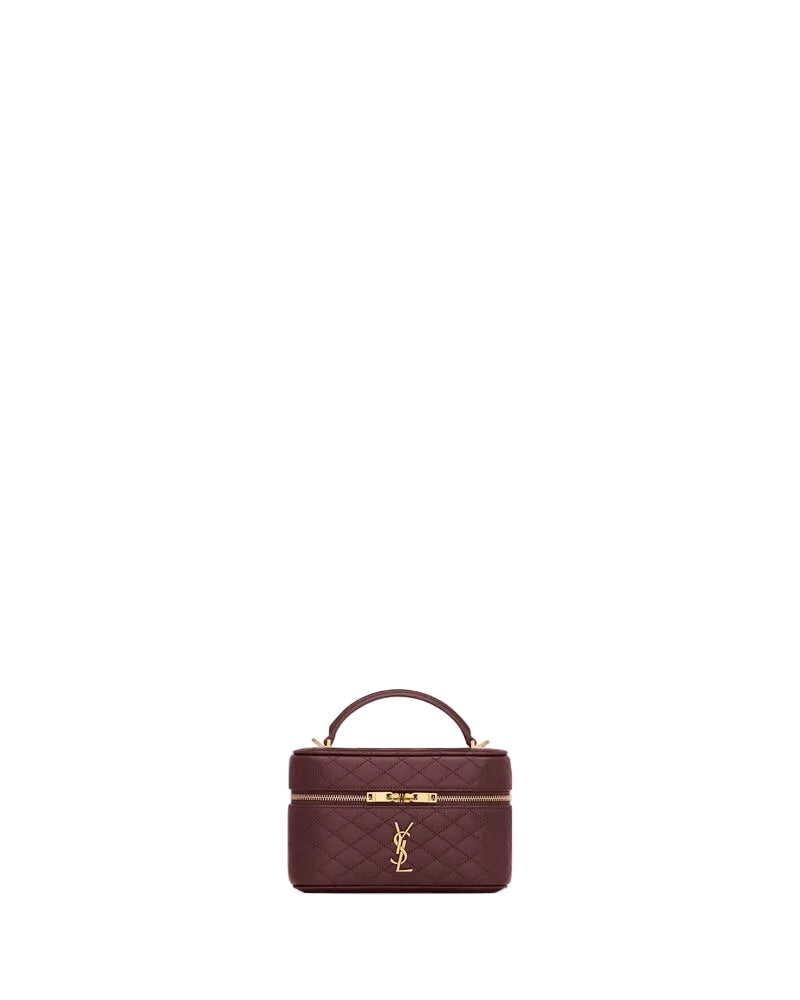 GABY VANITY EN CUIR D’AGNEAU
ROUGE CABERNET