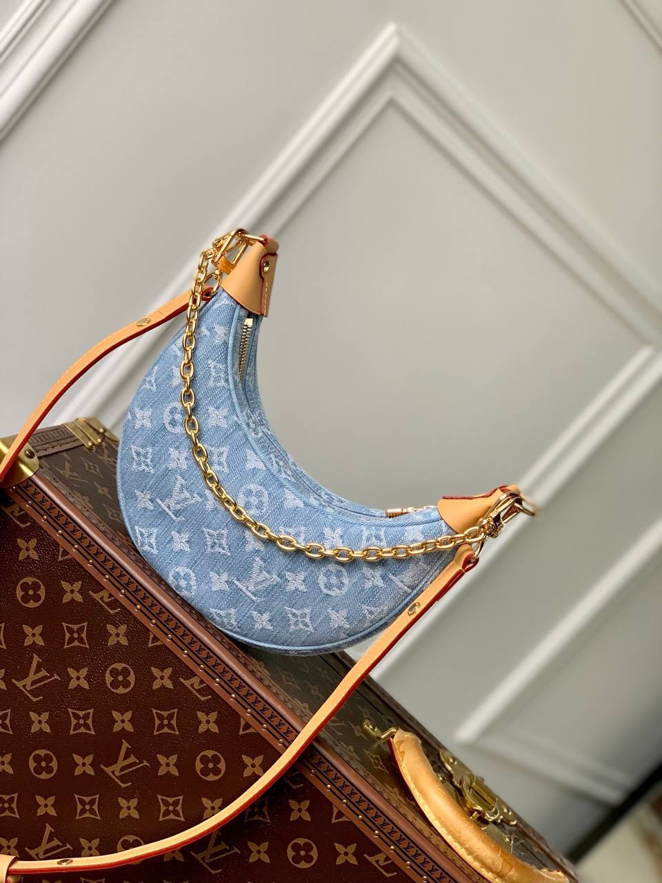 LV Sac Loop en cuir