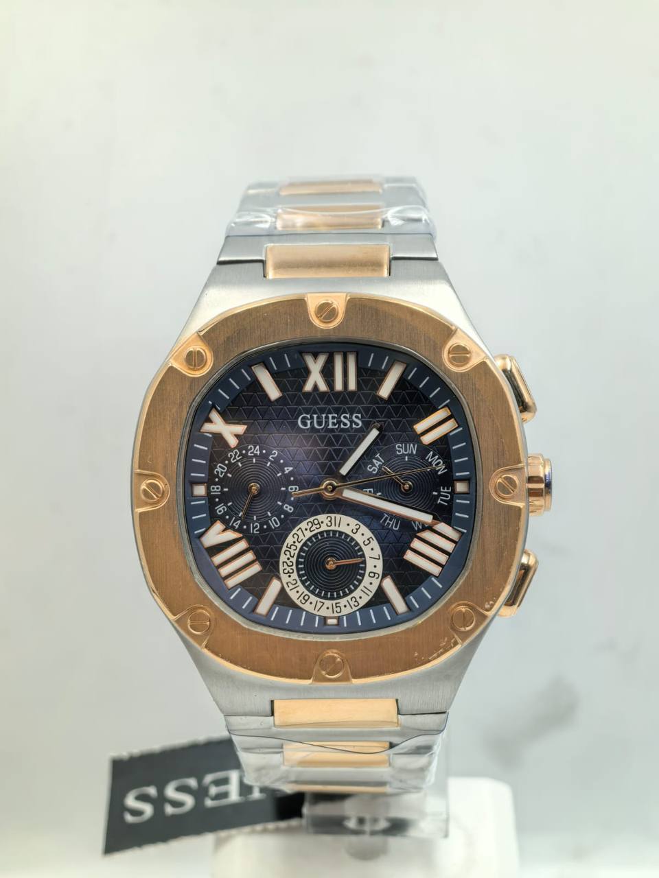 GÛESS Mens Gunmetal Multi-function Watch