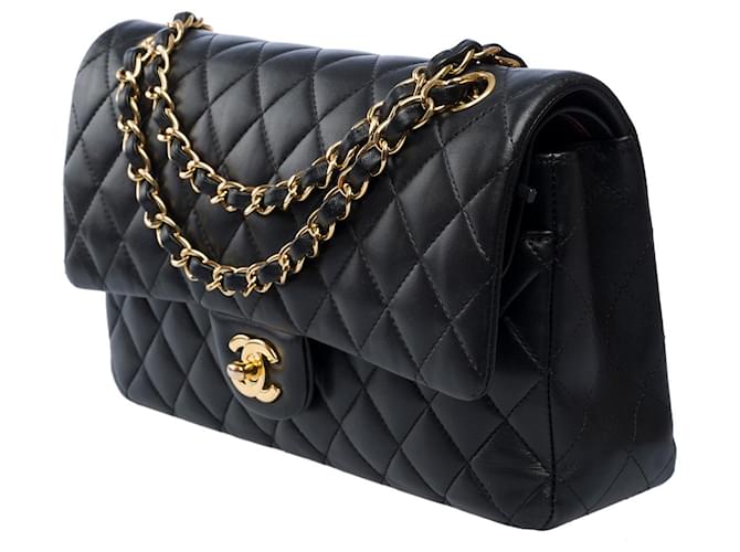 Sac CH@NEL Timeless/Classique en Cuir Noir - 102017