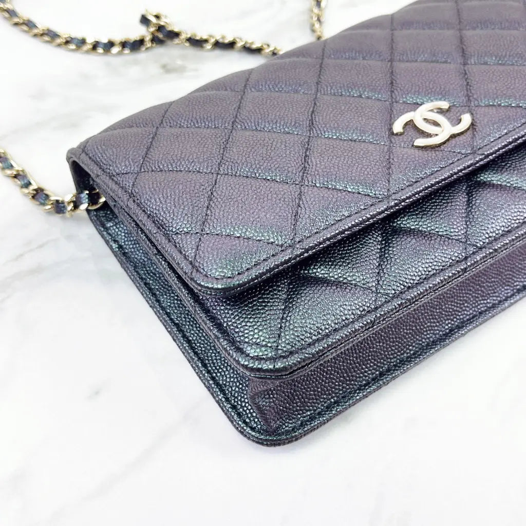 Ch@nel Sac bandoulière wallet on chain timeless/classique