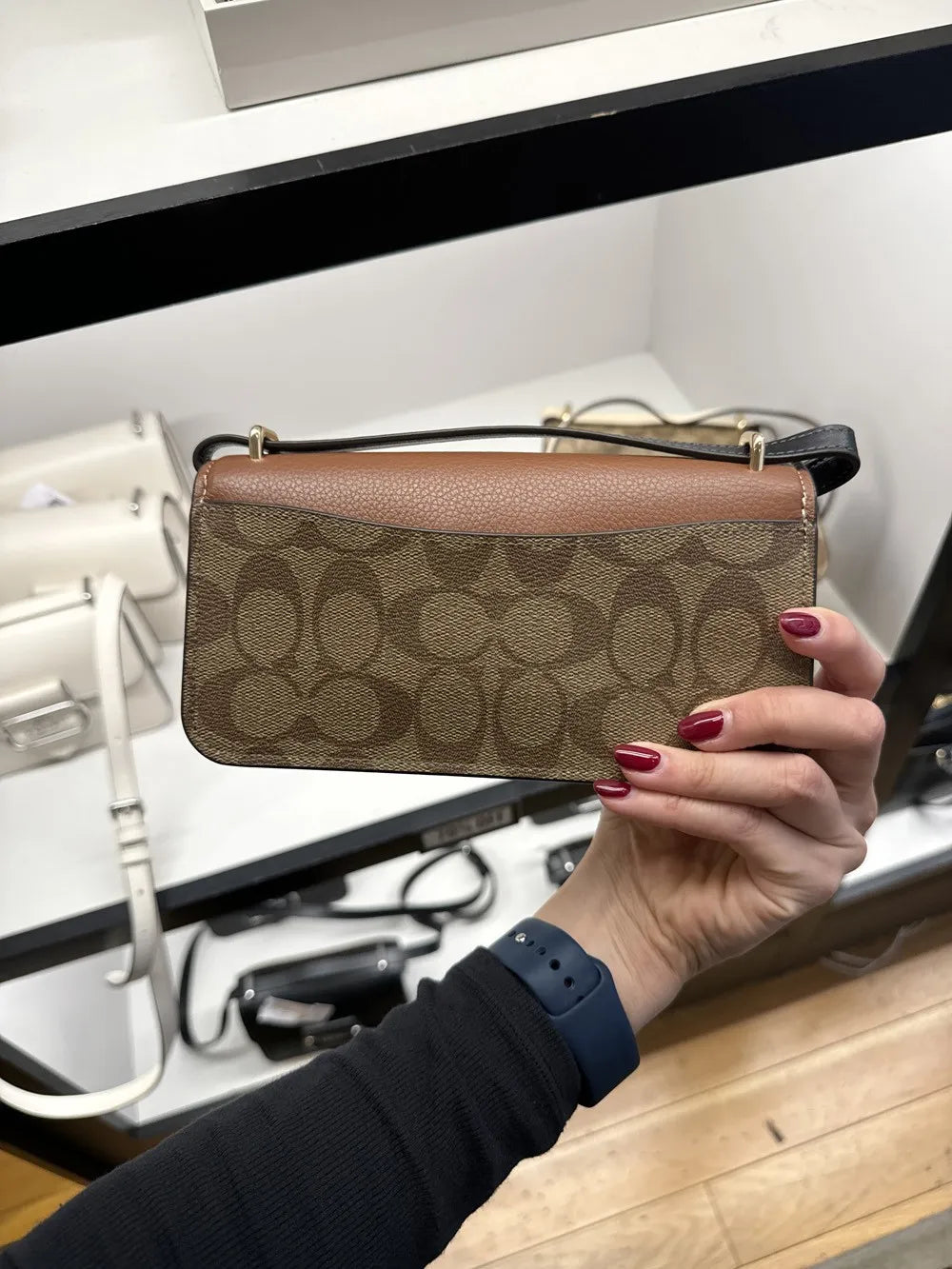 Co@ch Sac épaule Morgan En Toile Exclusive Color Block