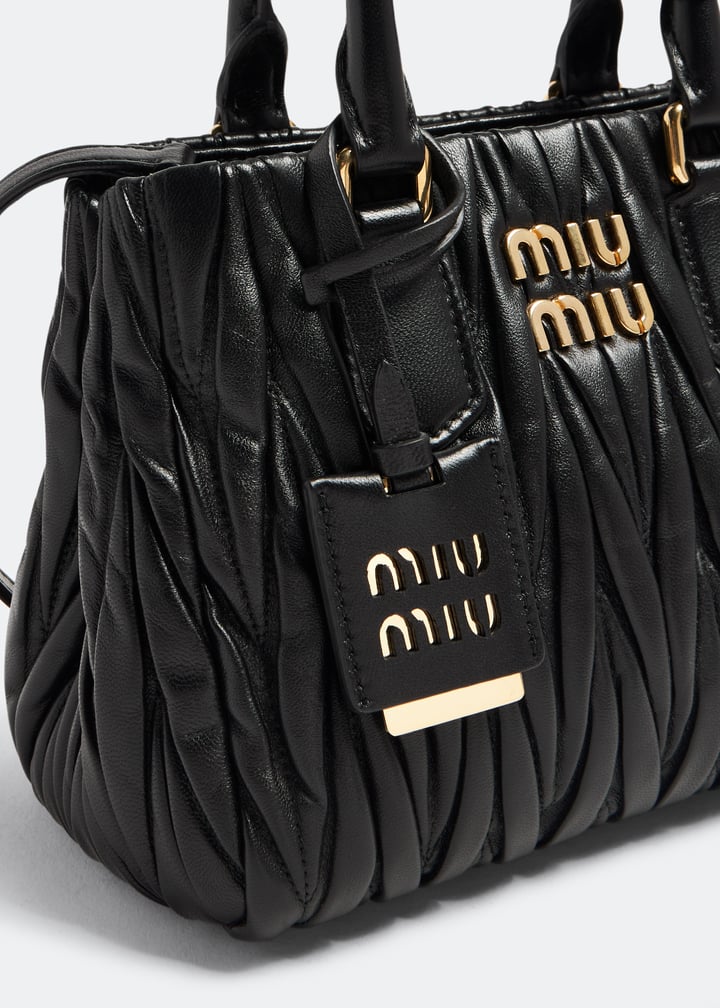 Miû Miû Mini sac à main matelassé