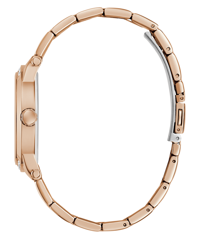 Montre analogique GUESS pour femme, couleur or rose 36 mm