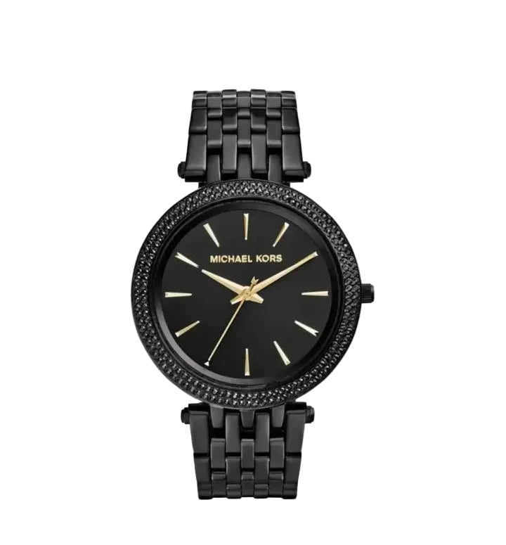 Montre Michael Kors MK3337 Darci en Acier Noir et Brillants Noirs
