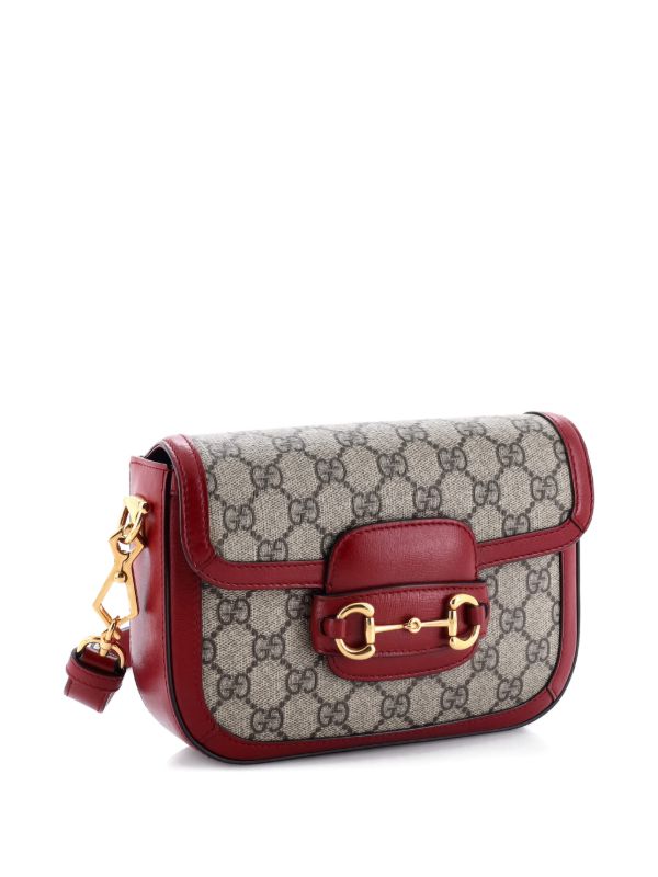 GG Sac bandoulière souple petit modèle Horsebit 1955