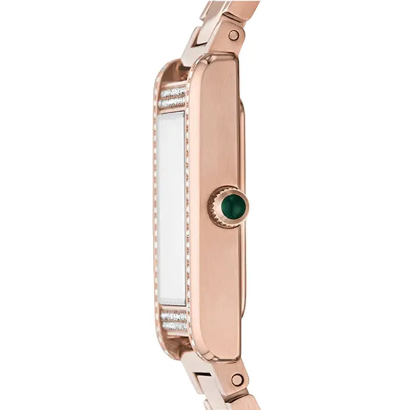 Emporio Armani Genni Green Dial Ladies Watch- AR11641