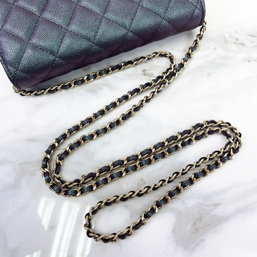 Ch@nel Sac bandoulière wallet on chain timeless/classique