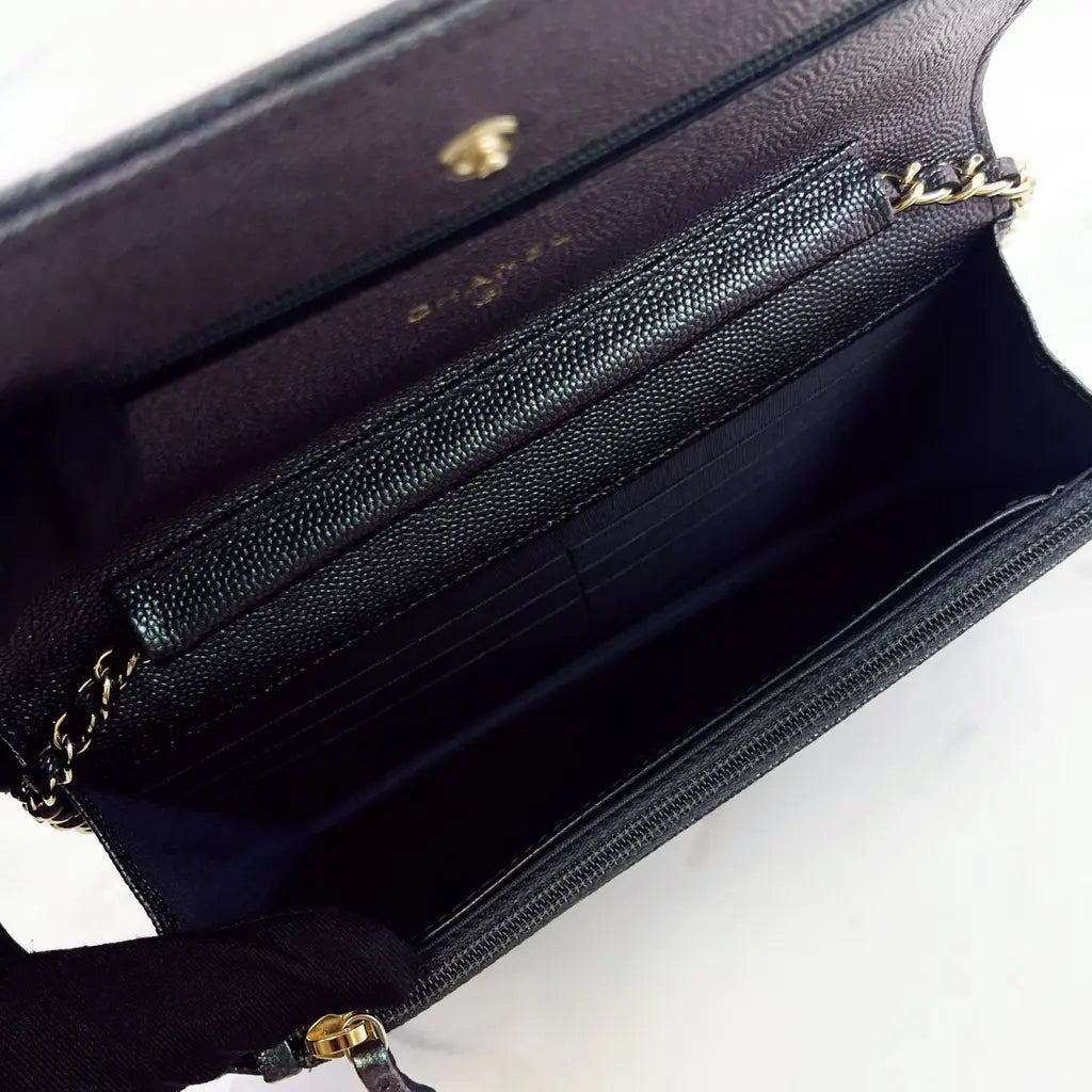 Ch@nel Sac bandoulière wallet on chain timeless/classique