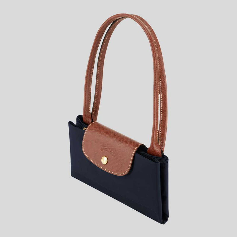 LÔNGCH@MP Le Pliage Cuir M Tote Bag