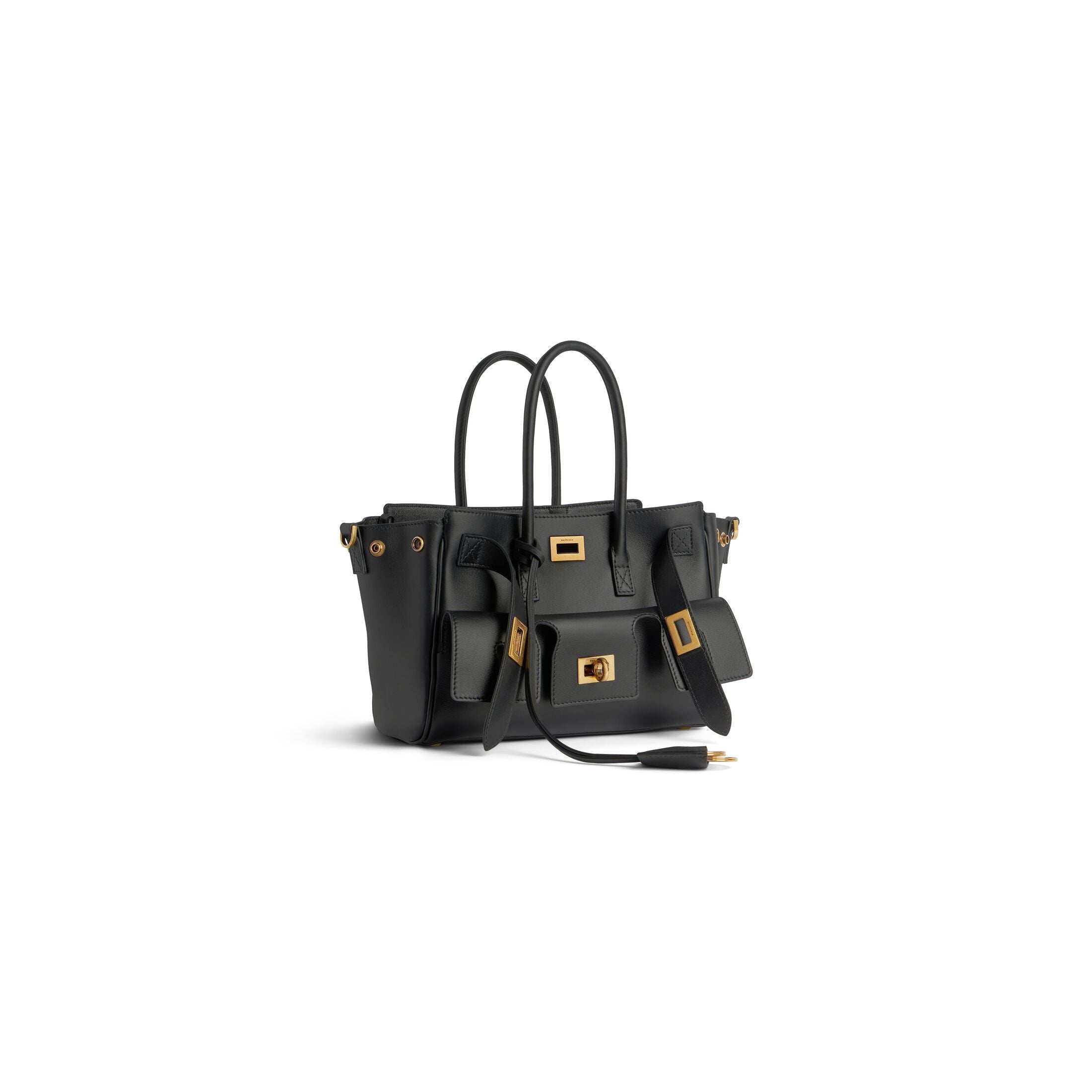 Bâlencïagâ Sac Carry All Bel Air Mini pour Femme en Noir