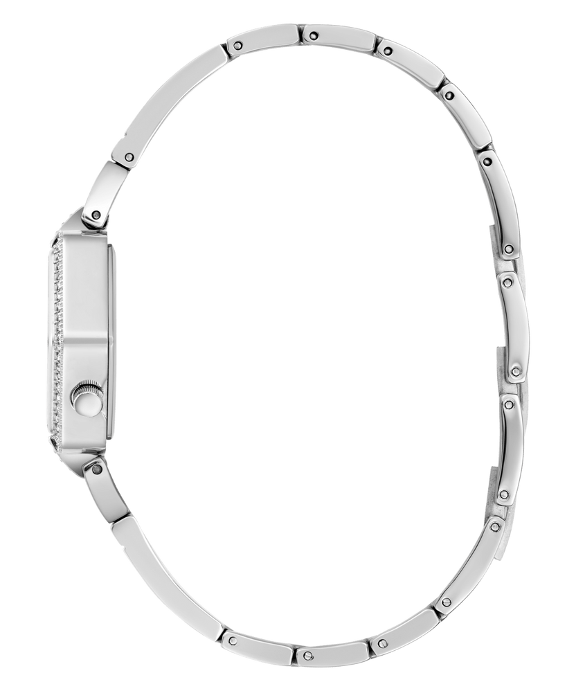 Guess Montre hexagonale, acier inoxydable, cristaux incolores
GW0680L1