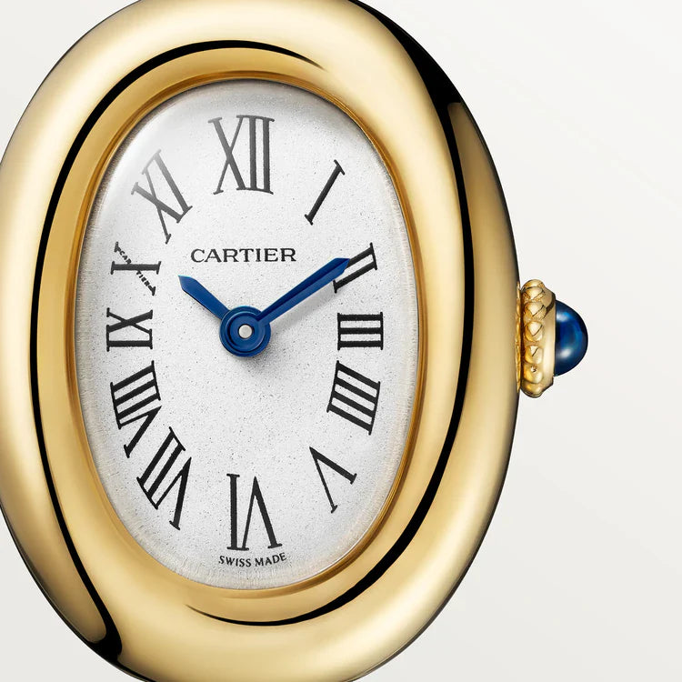 Montre Cartier Baignoire Mini modèle, taille 17, mouvement quartz, or jaune
