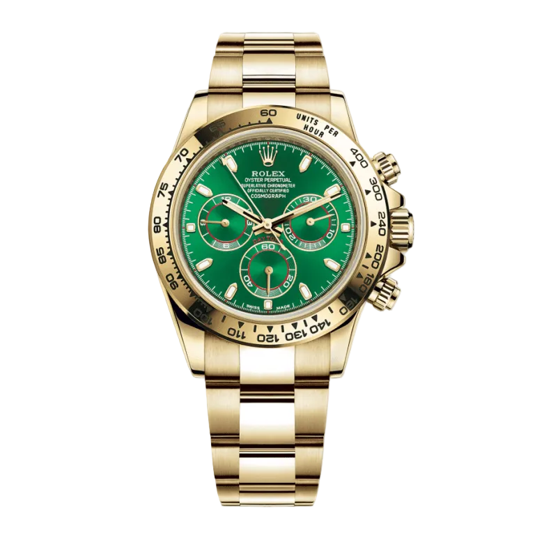 Montre Daytona Cosmographe Fond Vert Pour homme