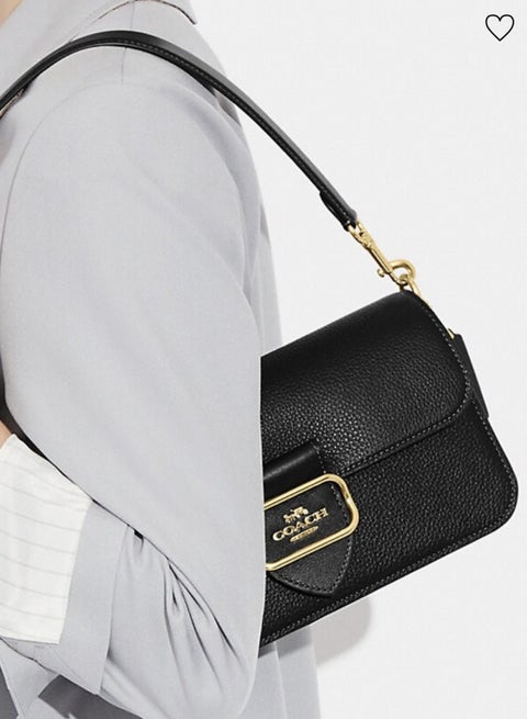 CO@CH OUTLET Sac bandoulière Morgan doré/noir